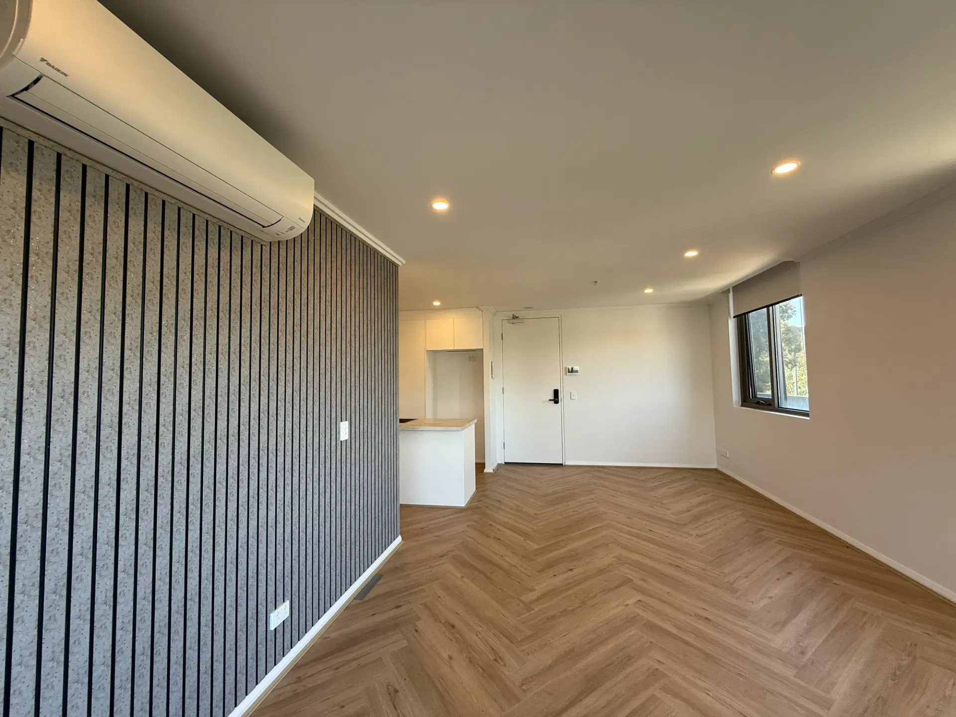 Light-filled living room of a Heidelberg apartment
